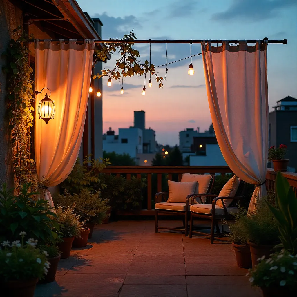 Elegant drapery in sustainable materials